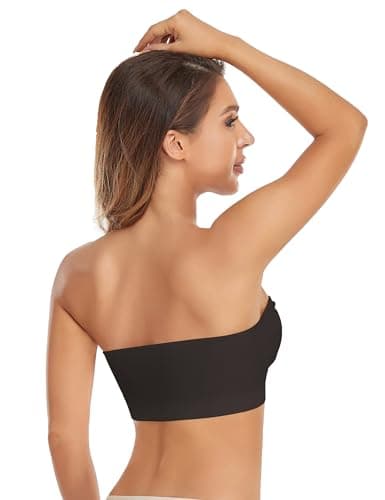 Wireless Silicone Padded Bandeau Bra for Women