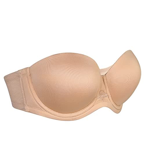Smooth T-Shirt Strapless Bra (32DD, Pecan)