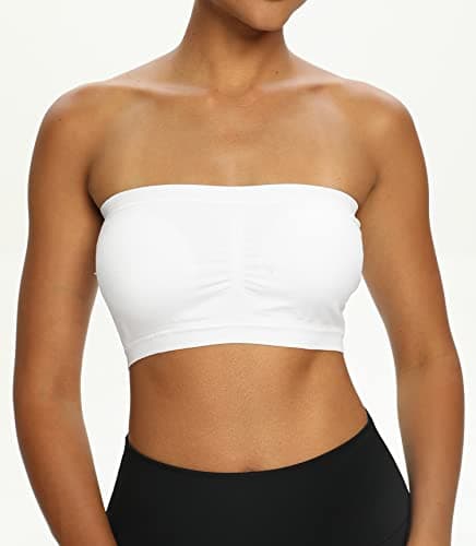 Venbond Women's Seamless Strapless Padded Bralette 3-4 Packs