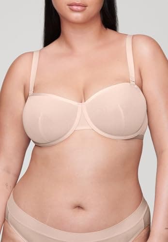 Cuup The Balconette Bra in Mesh