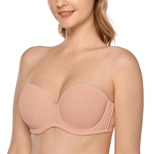Delimira Plus Size Multiway Strapless Underwire Bra