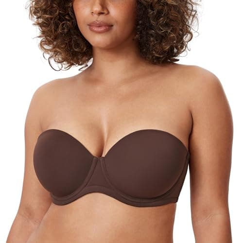 Delimira Plus Size Multiway Strapless Underwire Bra