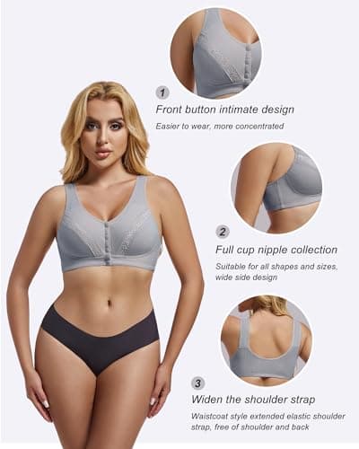 Front Closure Bras for Older Women