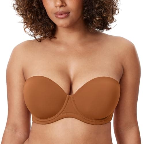 Delimira Plus Size Multiway Strapless Underwire Bra