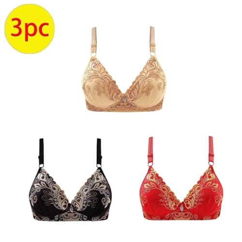 Simplified Women's Push Up Bras - 3 Pack