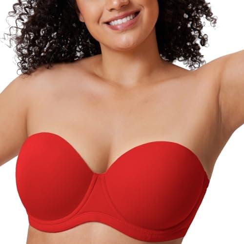 Delimira Plus Size Multiway Strapless Underwire Bra