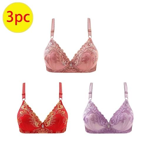 Simplified Women's Push Up Bras - 3 Pack