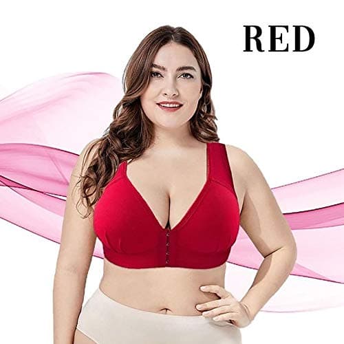 Hnodov Wireless Bras for Plus Size Women with Posture Support