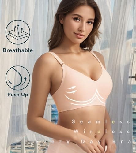 Seamless Wireless Everyday Bras for Women