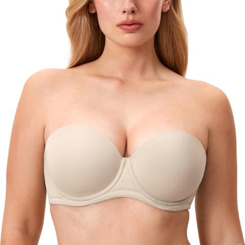 Delimira Plus Size Multiway Strapless Underwire Bra