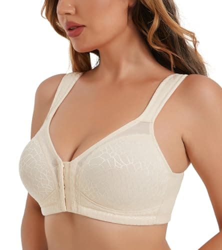 Front Closure Posture Bra for Comfortable Back Support