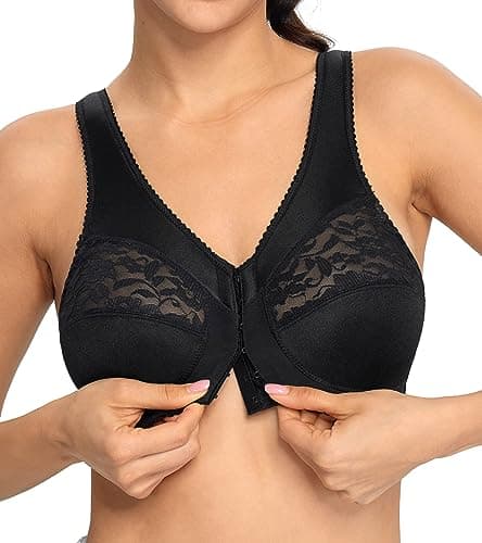 Sure, here's a refined and simplified version of the title focusing on the product keywords:
*Wireless Unlined Support Everyday Bra for Plus Size Women**
