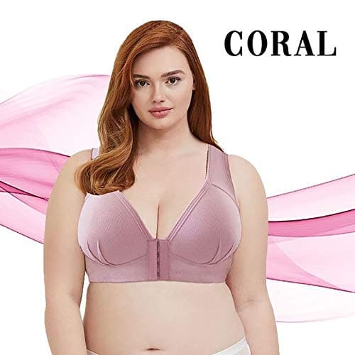 Hnodov Wireless Bras for Plus Size Women with Posture Support