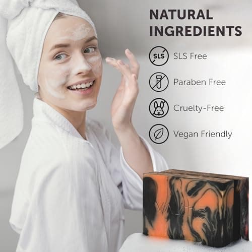 VALITIC Black Soap Bar for Dark Spot Remover - 2 Pack