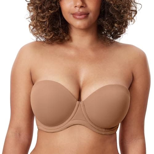 Delimira Plus Size Multiway Strapless Underwire Bra