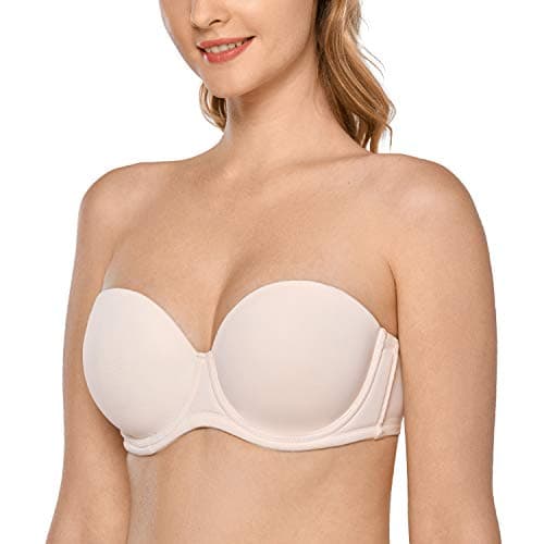 Delimira Plus Size Multiway Strapless Underwire Bra
