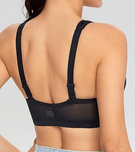 Sure, here's a refined and simplified version of the title focusing on the product keywords:
*Wireless Unlined Support Everyday Bra for Plus Size Women**