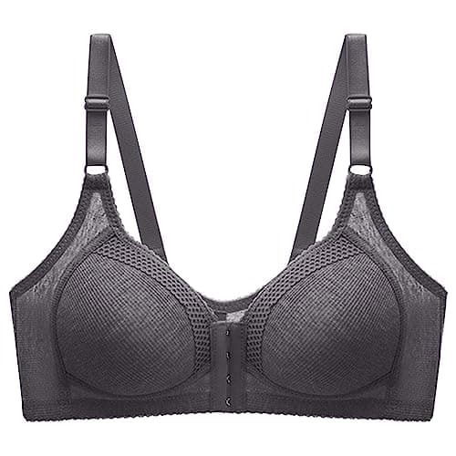 Hnodov Front Closure Wireless Bras for Women