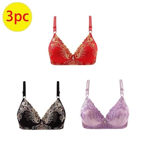 Simplified Women's Push Up Bras - 3 Pack