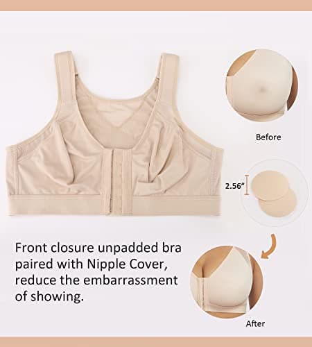Women's Front Closure Posture Bra with Back Support