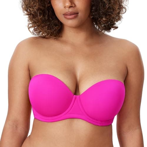 Delimira Plus Size Multiway Strapless Underwire Bra