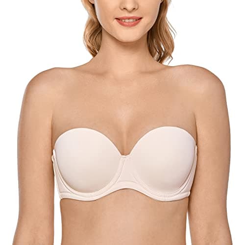 Delimira Plus Size Multiway Strapless Underwire Bra