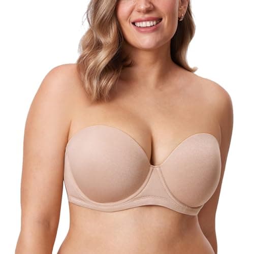 Delimira Plus Size Multiway Strapless Underwire Bra