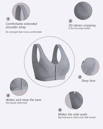 Front Closure Bras for Older Women