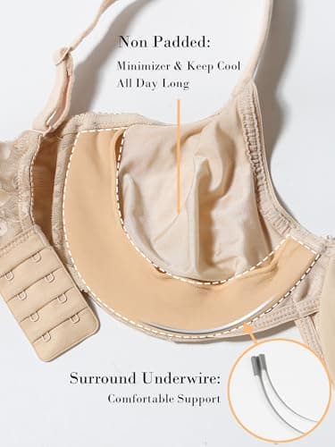 Everyday Minimizer Bra for Plus Size Women
