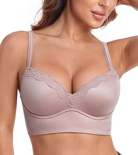 HACI Women's Padded Longline Bras