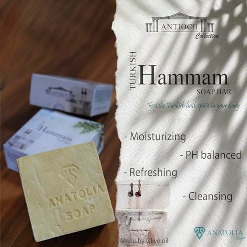 Anatolia Soap: Pure Turkish Olive Oil Body Bar (5 oz) - Handmade Natural Castille Soap for Men and Women