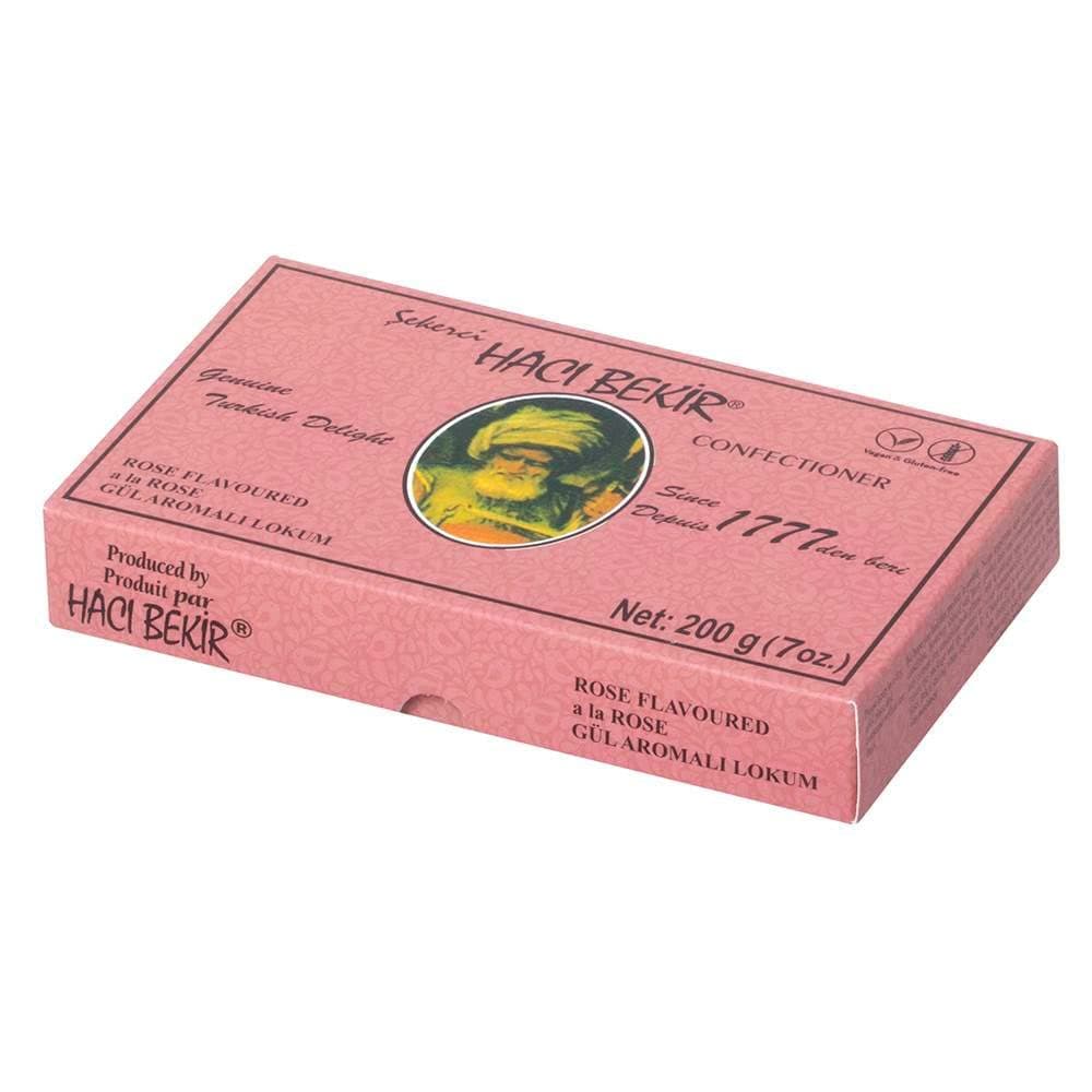 Haci Bekir Turkish Delight Rose Flavored - 0.44 lb (200 grams)