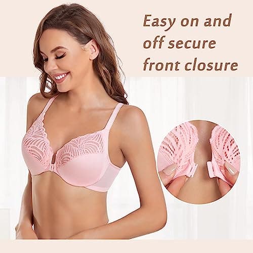 Women's Front Close Full Figure Seamless Bra