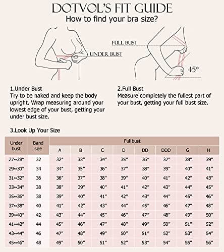 Refined Title: DotVol Women's Plus Size Floral Lace Front Closure T-Back Underwire Bra