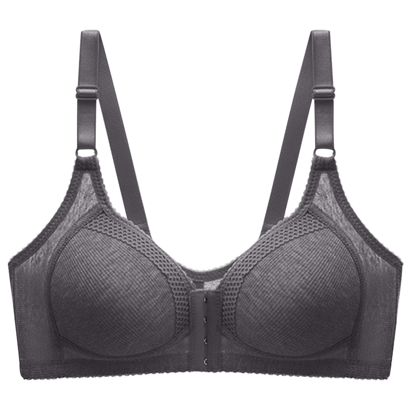 Hnodov Front Closure Wireless Bras for Women