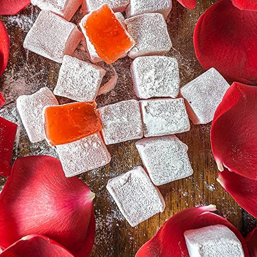 Haci Bekir Turkish Delight Rose Flavored - 0.44 lb (200 grams)