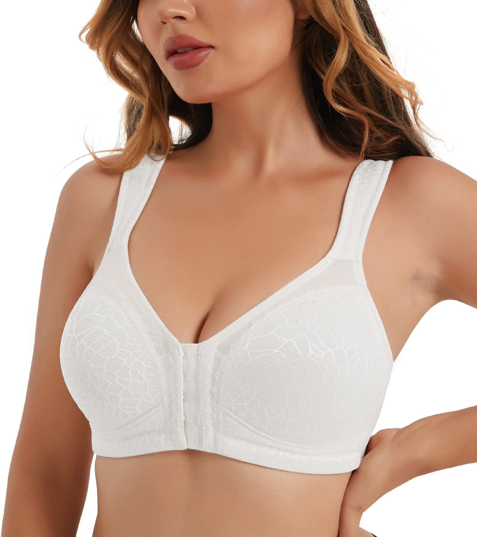 Posture Bra with Front Closure and Back Support